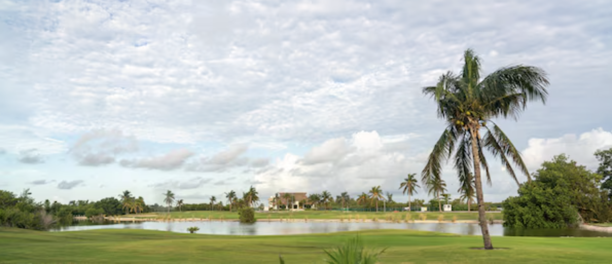 Riviera Cancun Golf Resort near Breathless Riviera Cancun surrounded by tropical landscapes